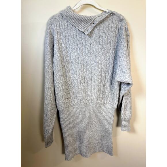 NEW NWT Retrofete Waverly Sweater Dress Stone Gray Size Medium - Picture 5 of 11